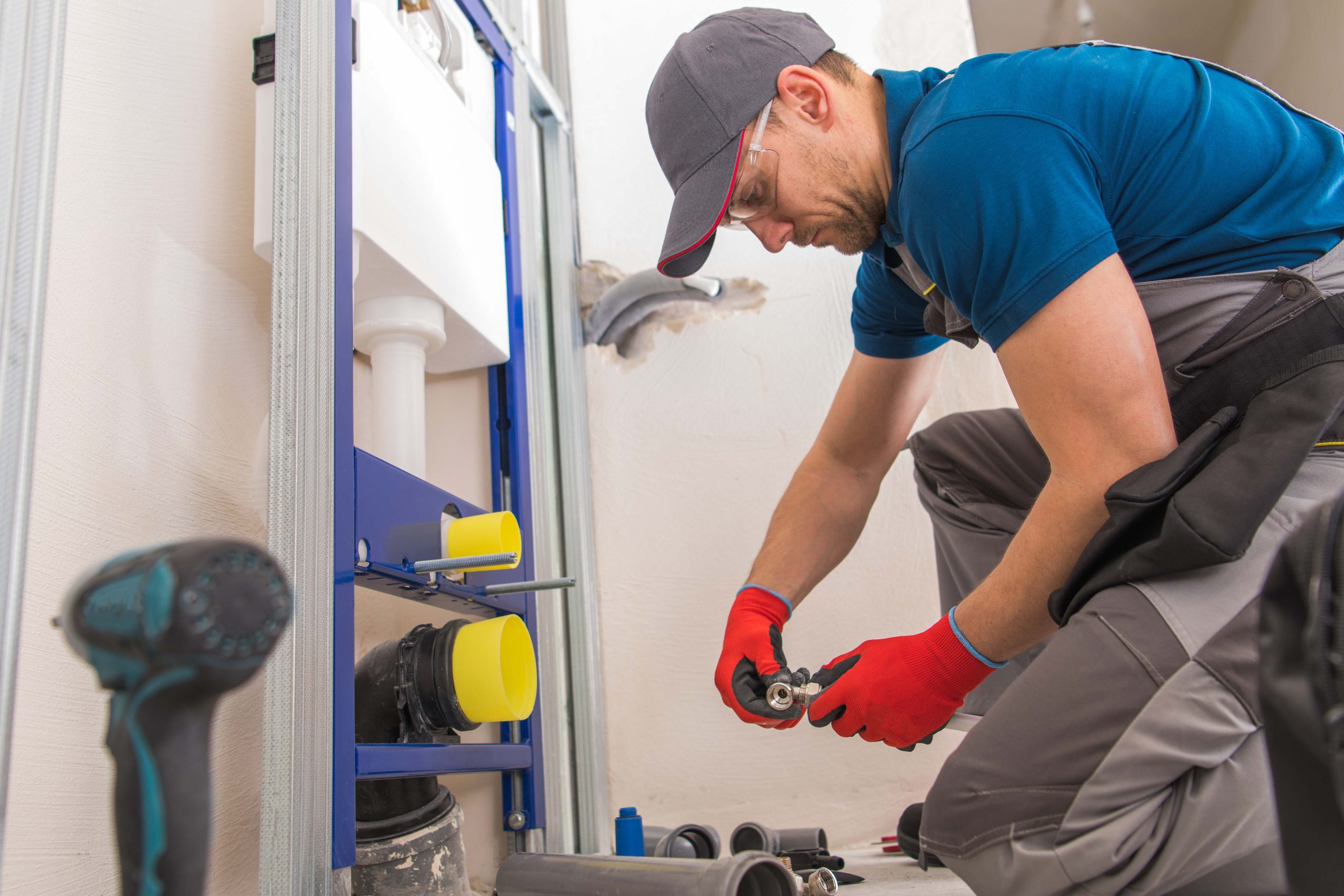 sanitary plumbing installer